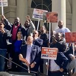 The fight over solitary confinement comes to a head outside of New York City Hall